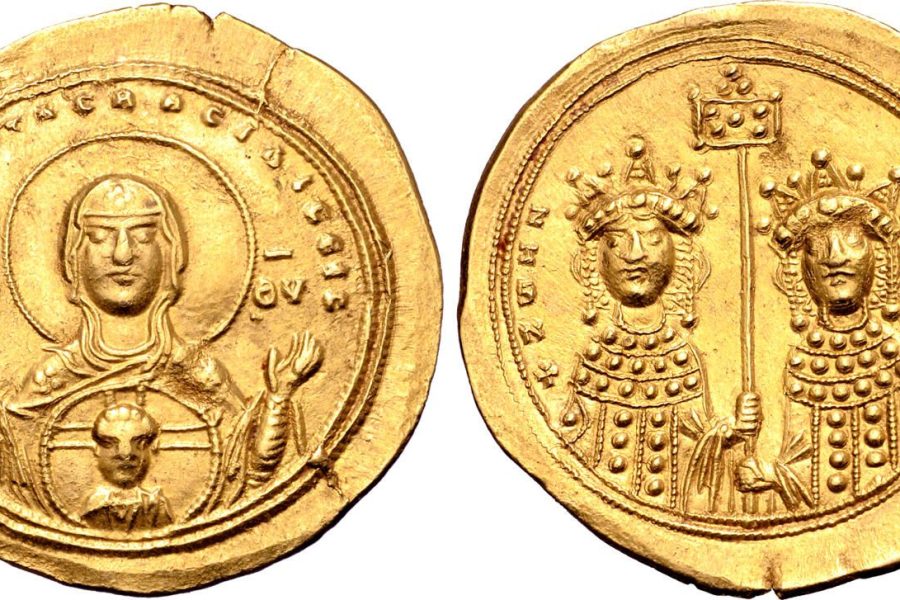 Zoe e Teodora, 1042. Histamenon nomisma, Roma Numismatics, Asta 21, lot. 1008